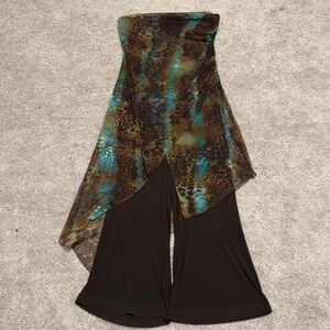Vintage Janine Brown Jumpsuit Y2K